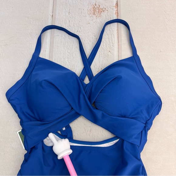 NWT Women's One Piece Swimsuits Tummy Control Cutout High Waisted Bathin… - Picture 8 of 17